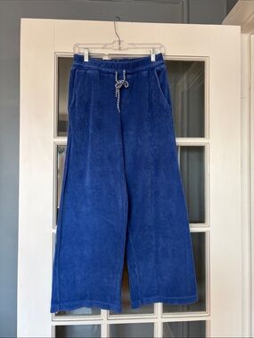 Sundry Royal Blue Wide-Leg Fleece Joggers